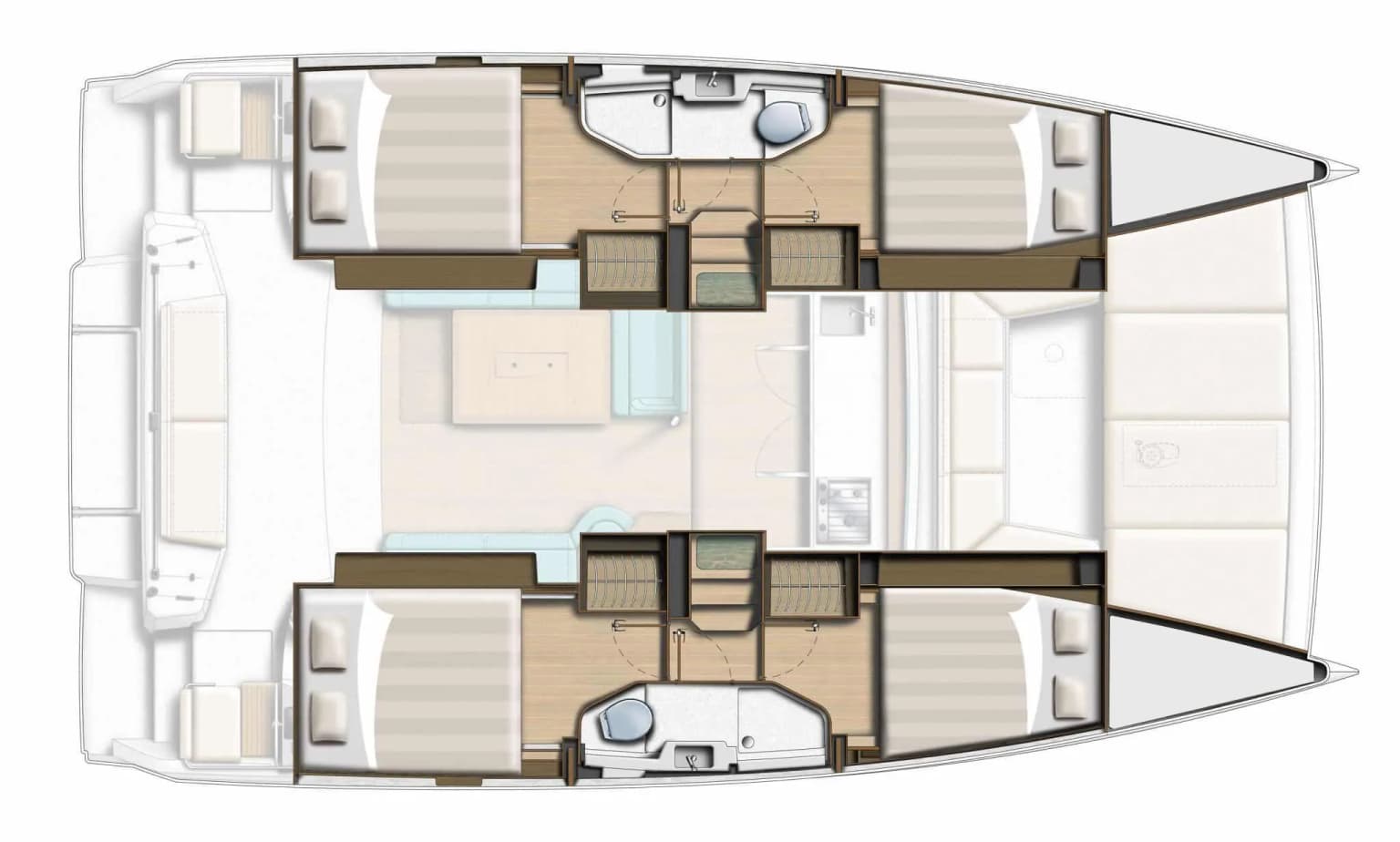 Sail Dorado: Stylish 2024 Bali Catamaran - Fotoğraf 2