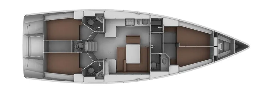 My Wind: Spacious 4-Cabin Cruiser with Modern Comfort - Fotoğraf 2