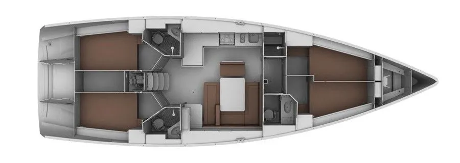 Santa Maria Cruiser 45: Spacious Comfort & Style - Fotoğraf 2