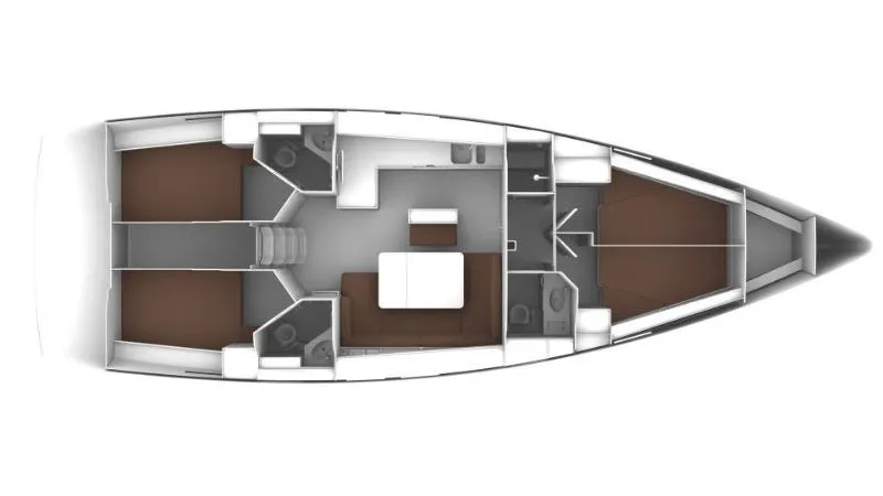 Bavaria Cruiser 46: 14m Sailing Yacht in Göcek - Fotoğraf 2
