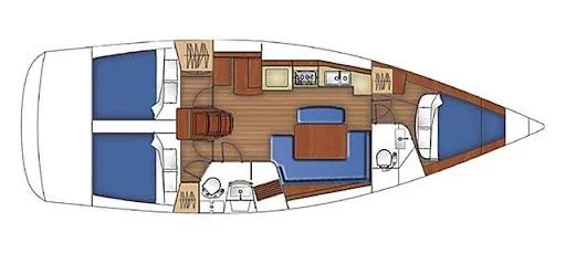 Nar: Современный парусник Beneteau с комфортом - Fotoğraf 4