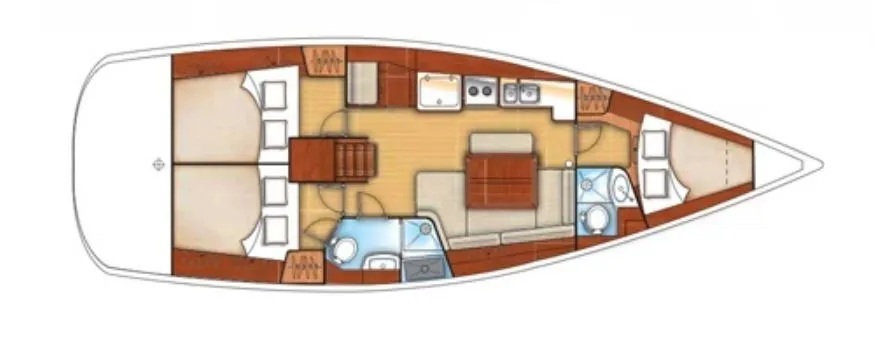 Violet Oceanis 40: Konforlu ve Enerjik Yelken Keyfi - Fotoğraf 2