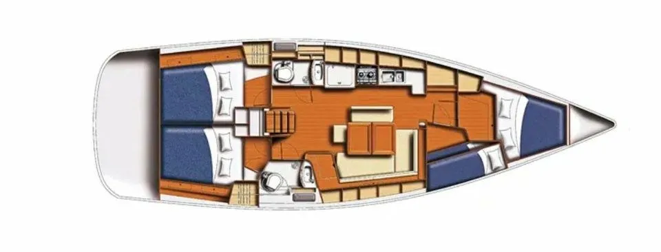 Filadelfo Oceanis 43: Konforlu ve Ferah Yelken Keyfi - Fotoğraf 2