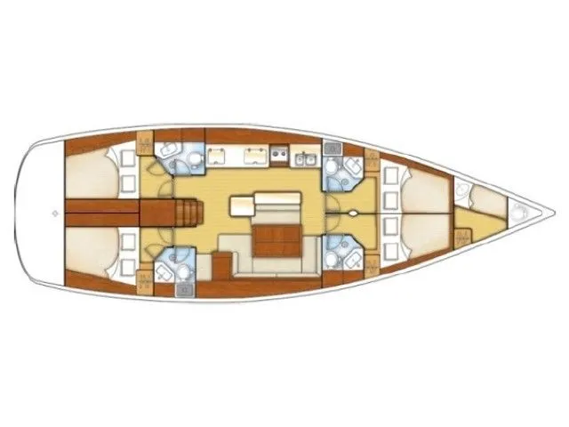 Rhea Oceanis 50: Konforlu 5 Kabinli Yelken Keyfi - Fotoğraf 2