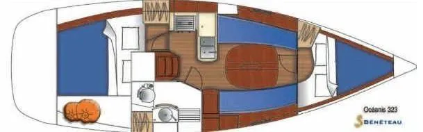 Zippy: Stylish 2-Cabin Sailing Yacht with Flybridge - Fotoğraf 2