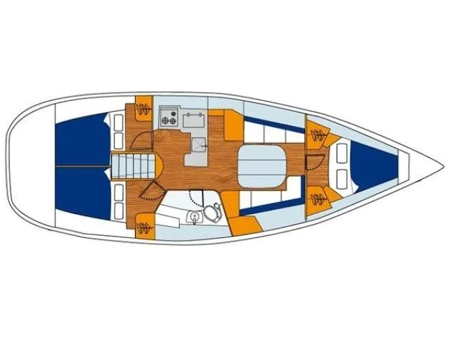 Liberte: Spacious 3-Cabin Sailing Yacht in Orhaniye - Fotoğraf 2