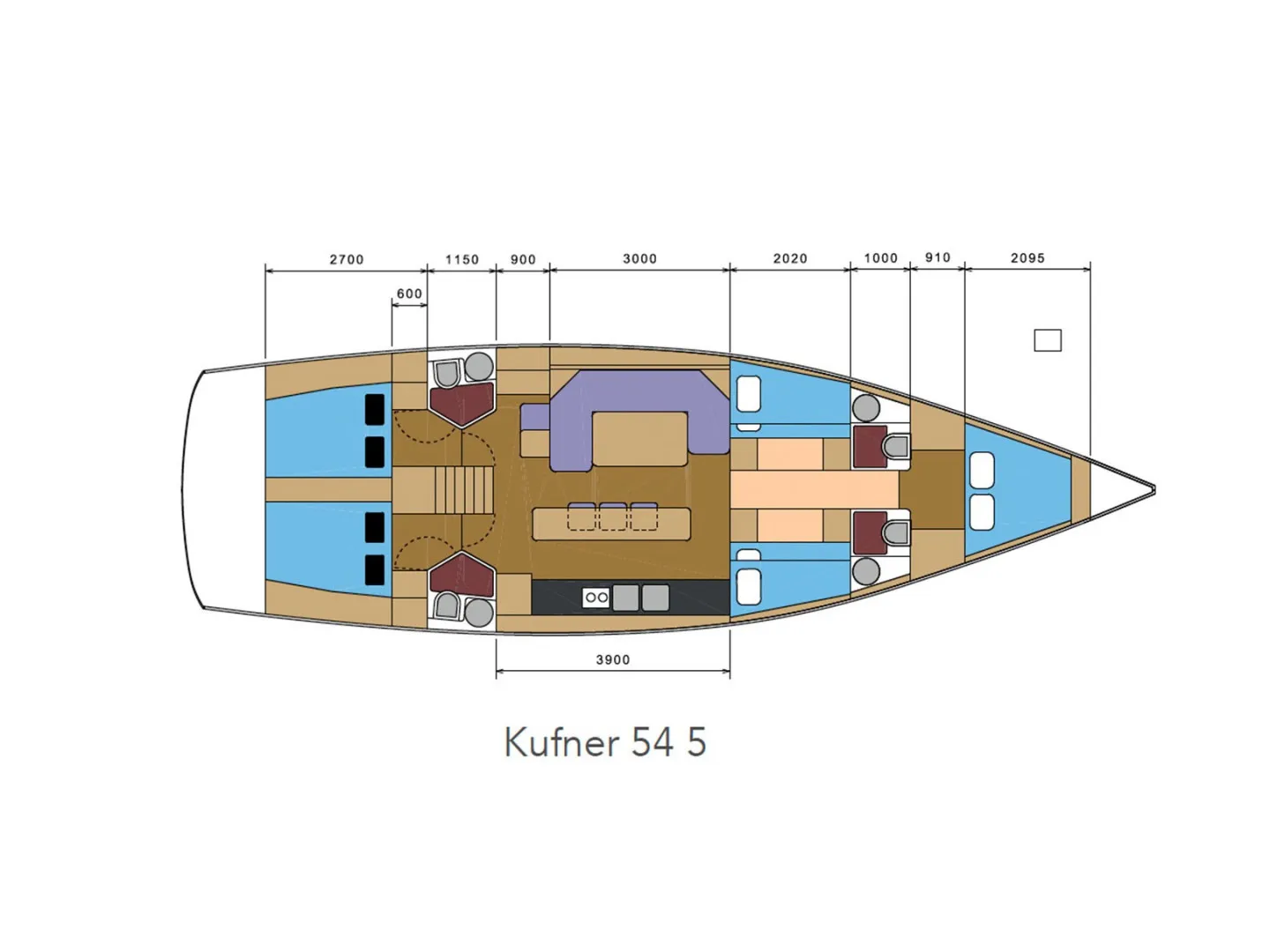 Kaiba 54: Spacious Comfort & Modern Sailing - Fotoğraf 2