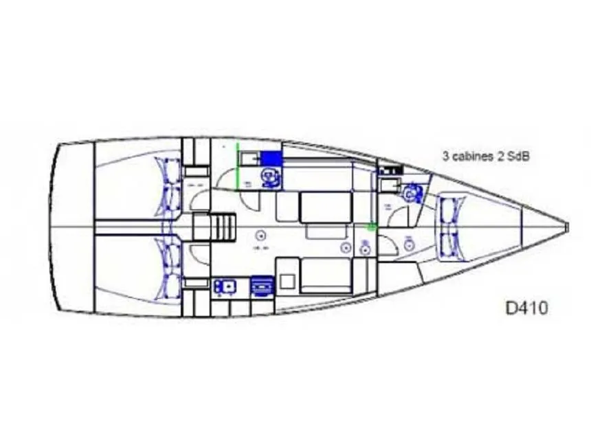 Julia 410: Stylish Sailing Comfort in Marmaris - Fotoğraf 2