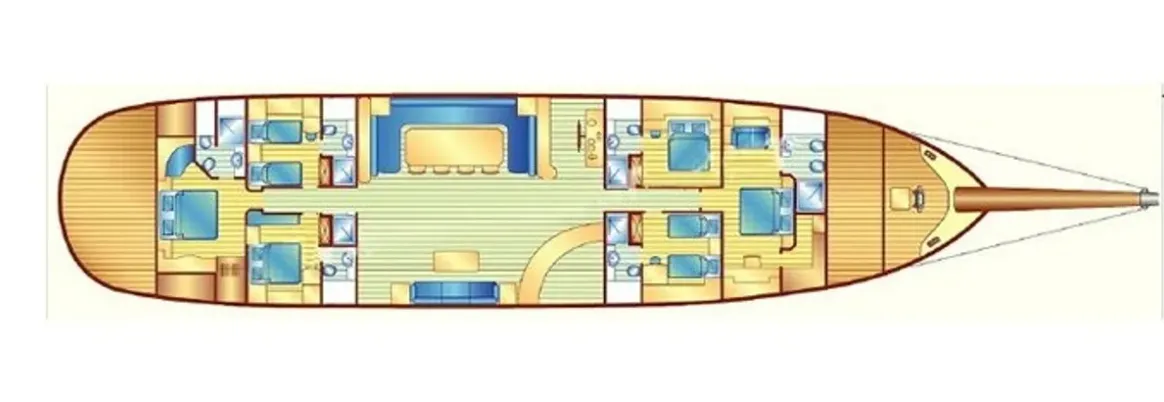 Kaya Guneri 5: Luxe Gulet with Jet Ski & Flybridge - Fotoğraf 2