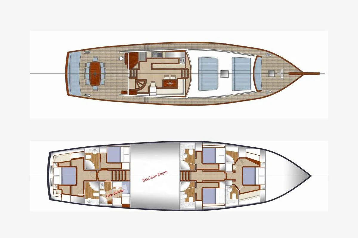 Grand Sailor: Konforlu Gulet Tatili Marmaris'te - Fotoğraf 2