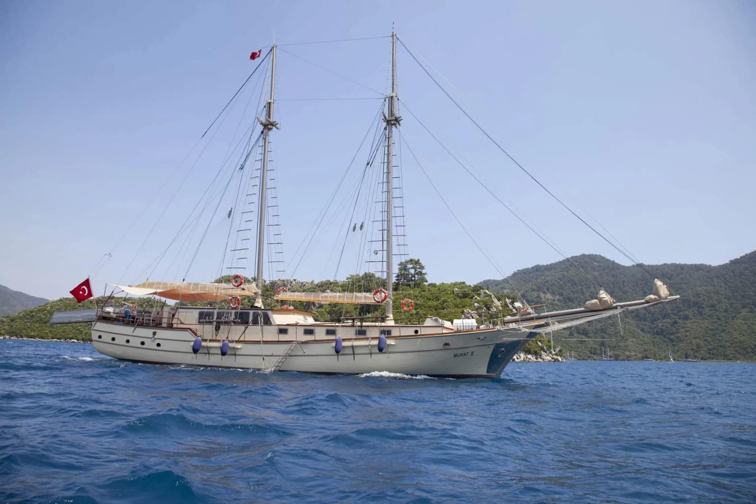 Explore Marmaris on a 28m 4 Cabin Gulet Rental