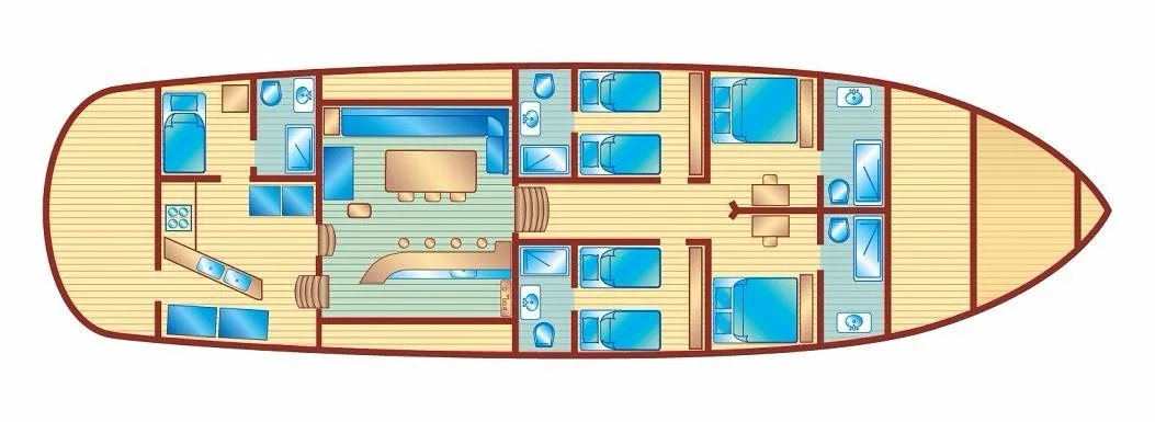 Smyrna Gulet: Spacious Comfort & Water Sports Fun - Fotoğraf 2
