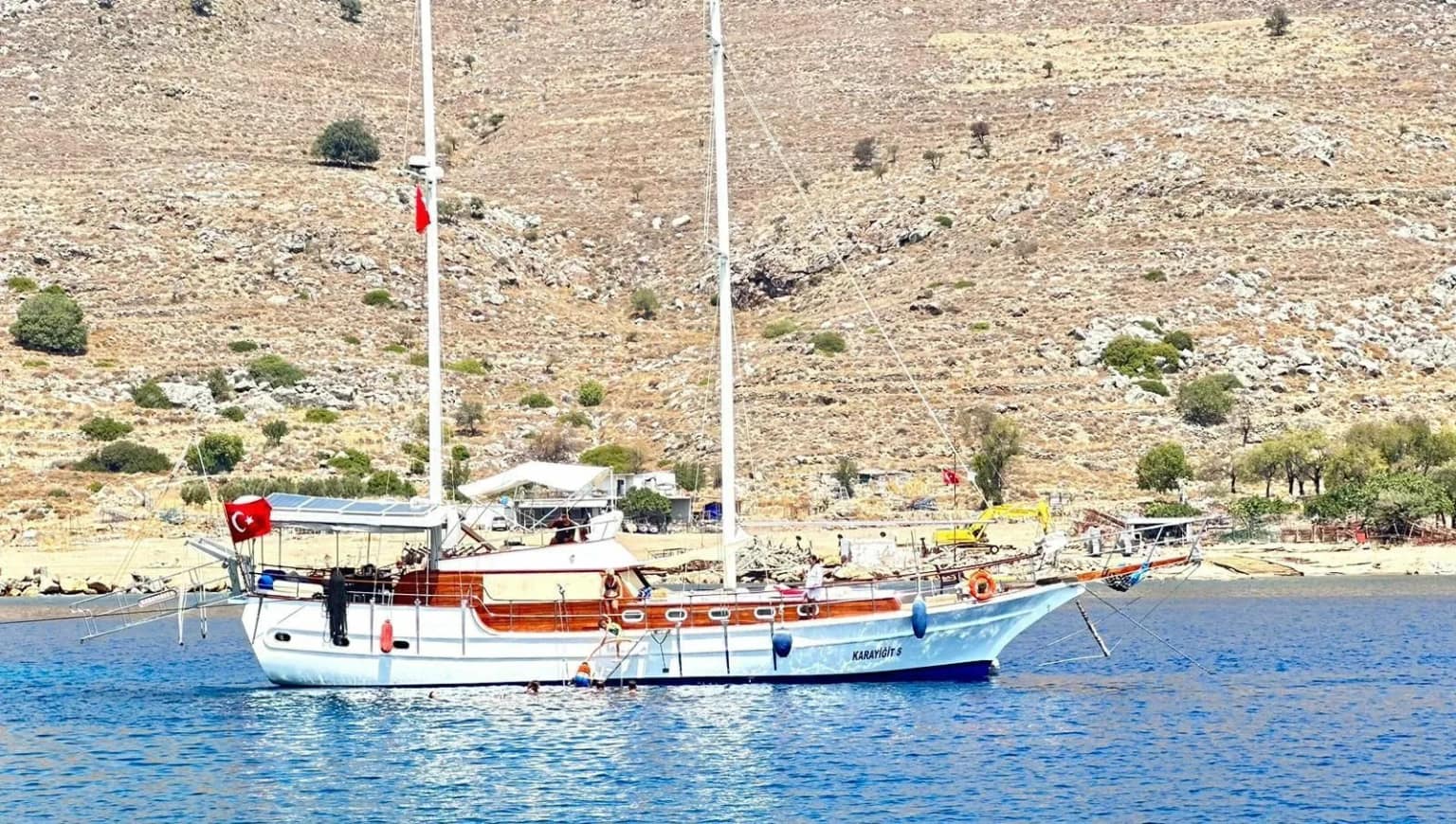 Inci Hanim: Luxuriöse Gulet mit Flybridge & 4 Kabinen