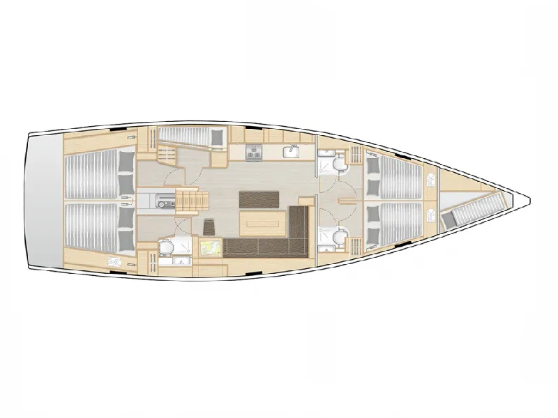 Hanse 508: Комфорт и простор для 12 гостей - Fotoğraf 2