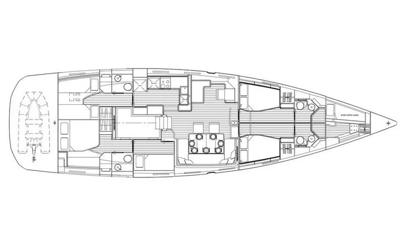 Freedom 64: Spacious Comfort & Modern Sailing - Fotoğraf 2