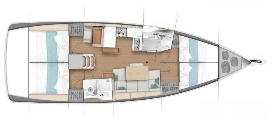Roma Jeanneau 440: Комфорт и стиль под парусами - Fotoğraf 2