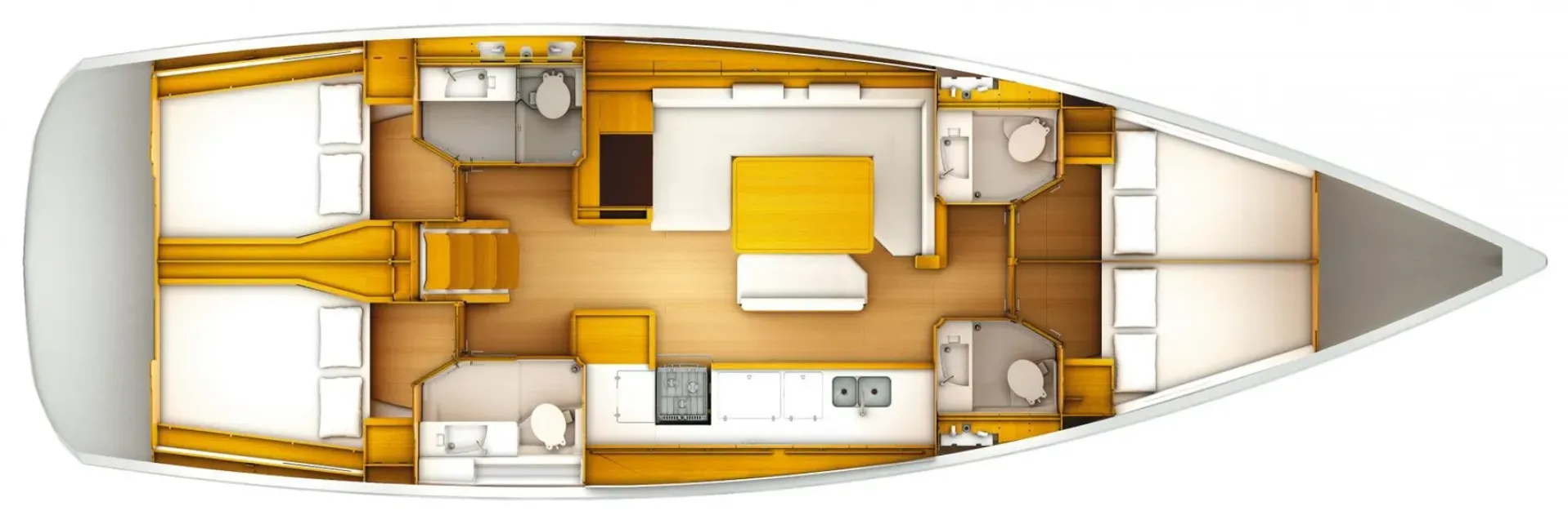 Sabine L: Stylish Sailing with 4 Cabins & Climate Control - Fotoğraf 2