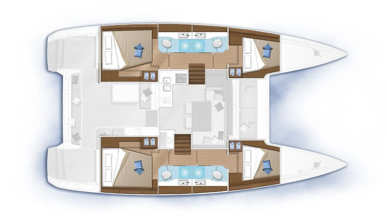 Leo Lagoon 40: Spacious Catamaran Comfort - Fotoğraf 2