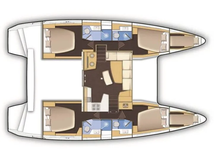 Sail Adasu: Spacious Lagoon Catamaran with AC - Fotoğraf 2