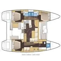 Kuzey 450 F: Konforlu Catamaran Tatili - Fotoğraf 2