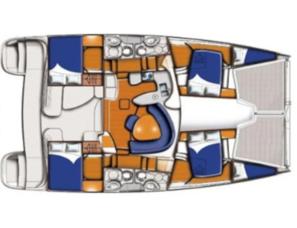 Capella Leopard 43: Konforlu Catamaran Tatili - Fotoğraf 2