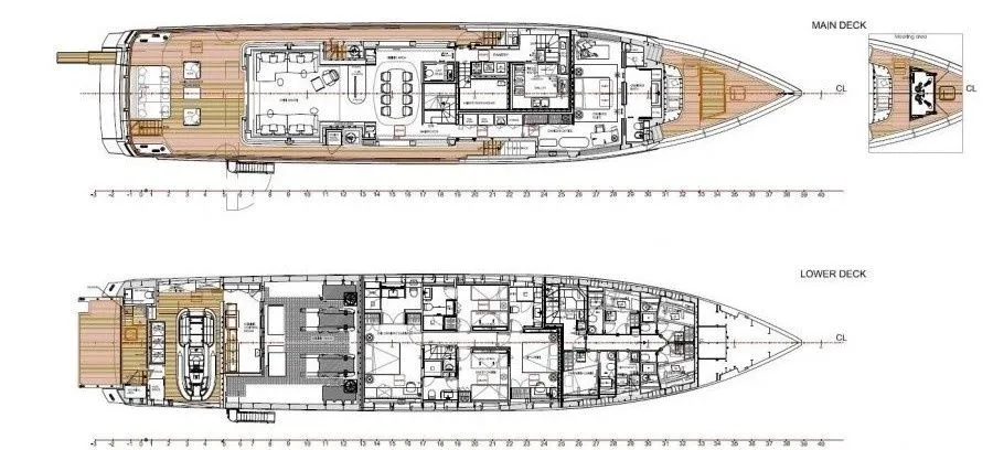 Charter a 39.62m Admiral 40 Motor Yacht in Bodrum - Fotoğraf 3