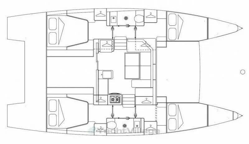 Catalina 37: Stylish Catamaran with Flybridge & AC - Fotoğraf 2