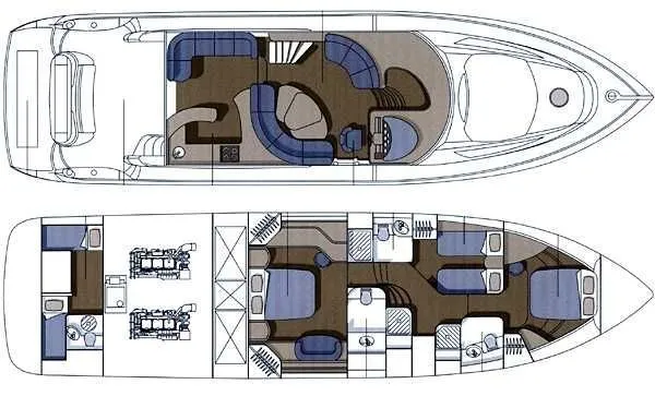 Rent a 18.5m Motor Yacht Azimut 55 in Marmaris - Fotoğraf 2