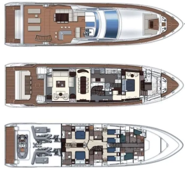 Bodrum 29.1m Kiralık Azimut Grande 30 - Fotoğraf 2