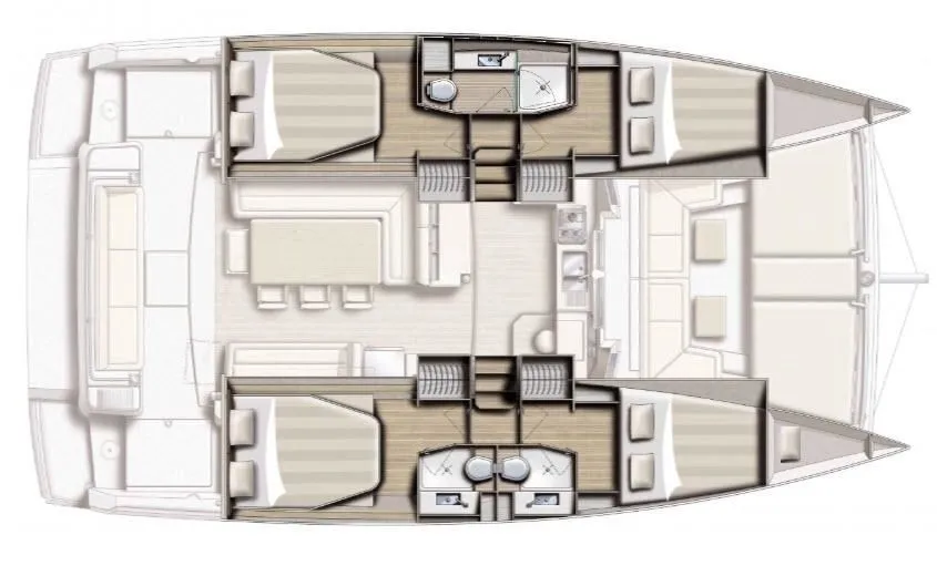 Explore Marmaris on a 12.37m Bali 4.1 Catamaran Rental - Fotoğraf 2
