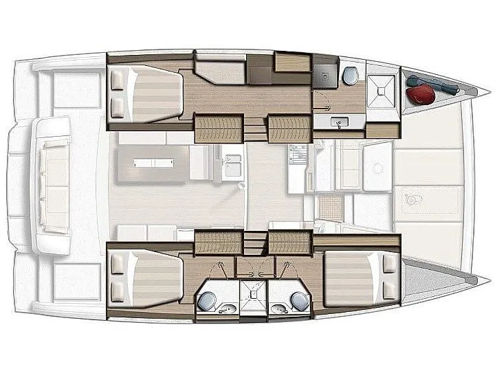 Charter a 12.85m Catamaran in Fethiye - Fotoğraf 2