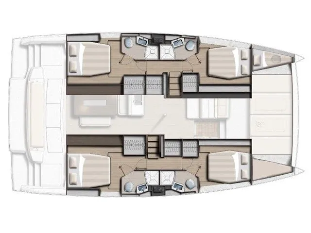 Explore Göcek on a 14.28m Rental Catamaran Bali 4.6 - Fotoğraf 2