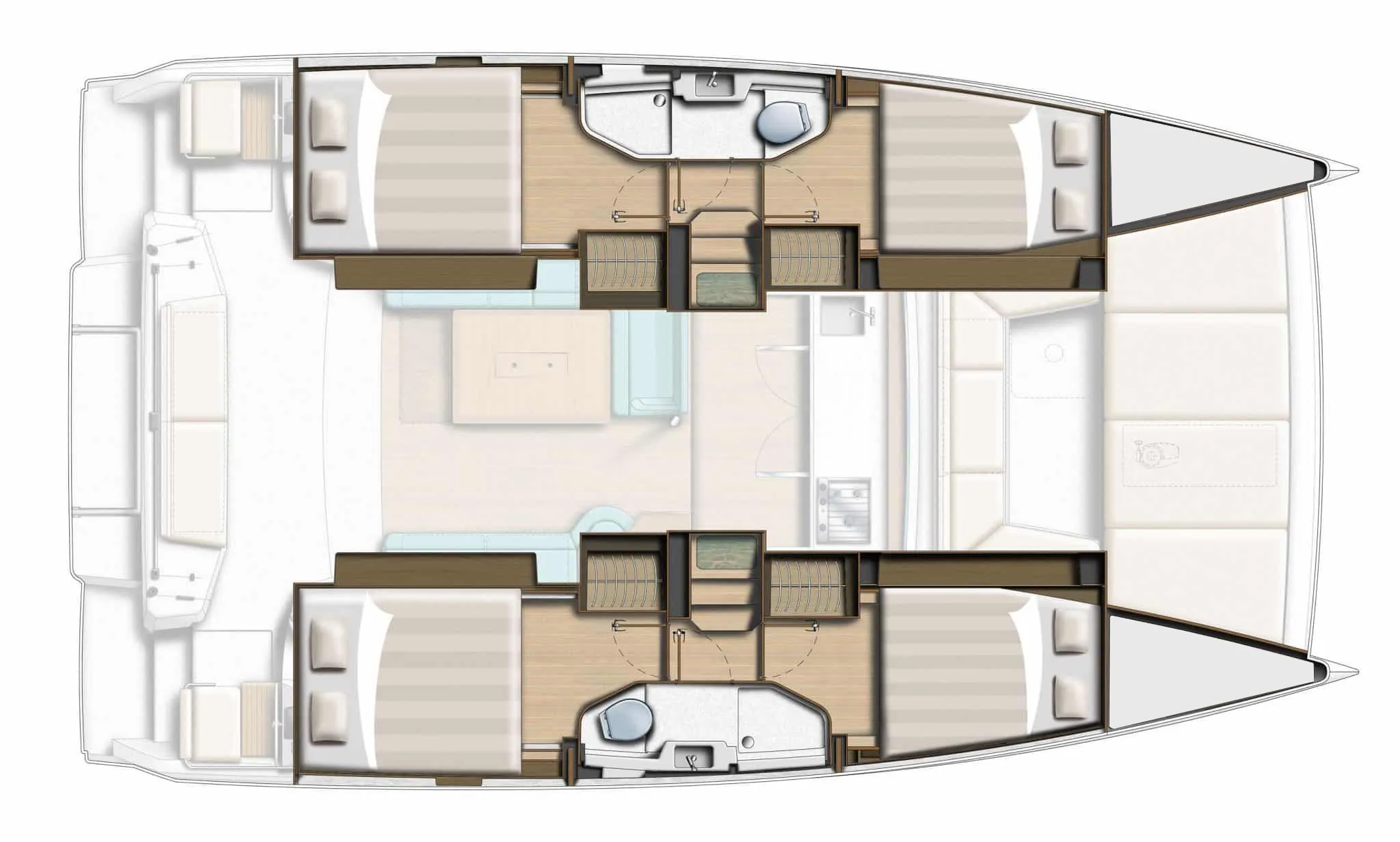 Sail Dorado: Konforlu 2024 Catamaran Tatili - Fotoğraf 2
