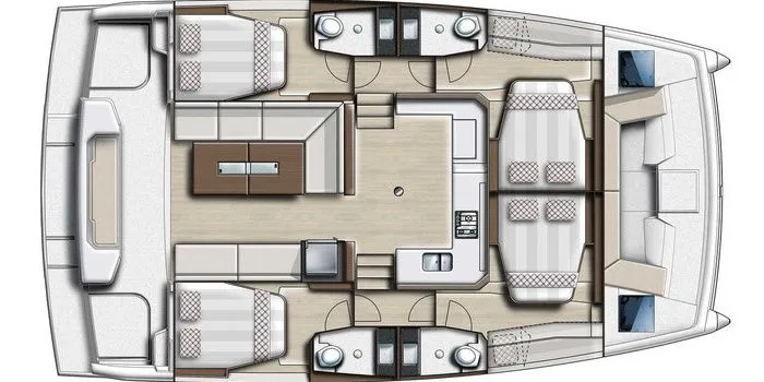 12.33m Marmaris Catamaran Bali Catspace Hire - Fotoğraf 2