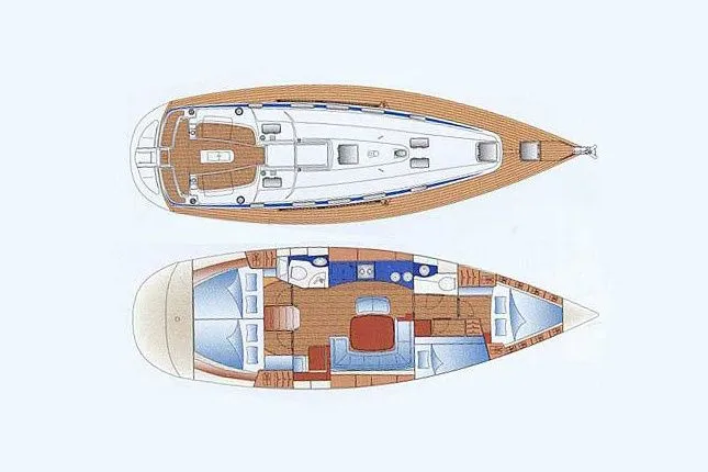 Rent a 13.41m 4 Cabin Sailing Yacht in Fethiye - Fotoğraf 2