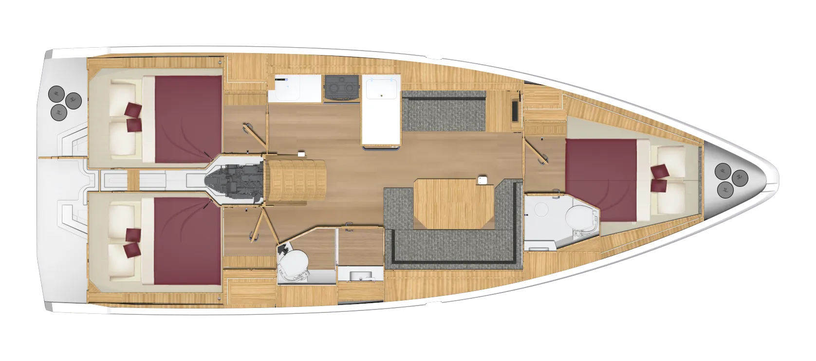 11.31m Kaş Sailing Yacht Hire - Fotoğraf 2