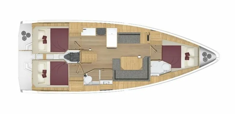Luna 3 Bavaria C38: Konforlu 3 Kabin Yelken Keyfi - Fotoğraf 2
