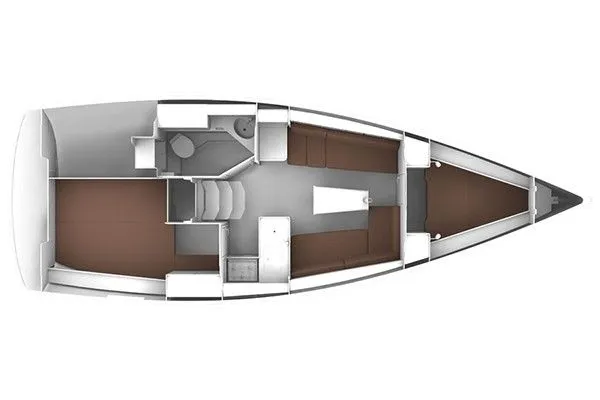 9.99m Göcek 2 Cabin Sailing Yacht Hire - Fotoğraf 2
