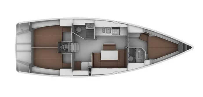 12.35м аренда Bavaria Cruiser 40 парусная яхта в Фетхие - Fotoğraf 2