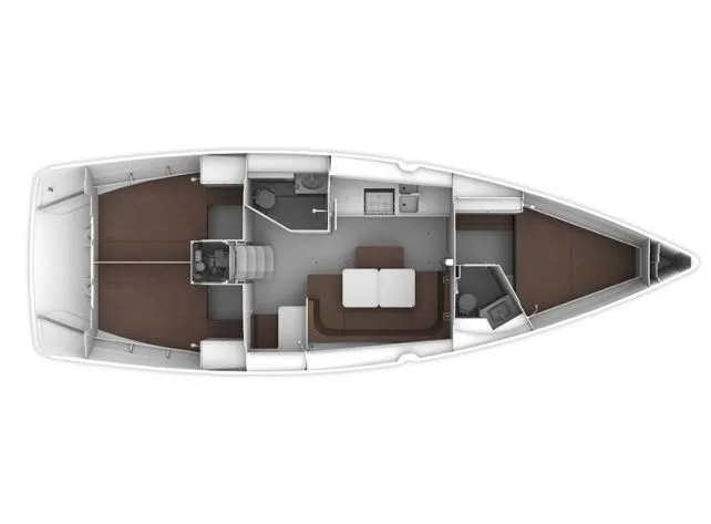 12.35м аренда Bavaria Cruiser 41 в Гёчек - Fotoğraf 2
