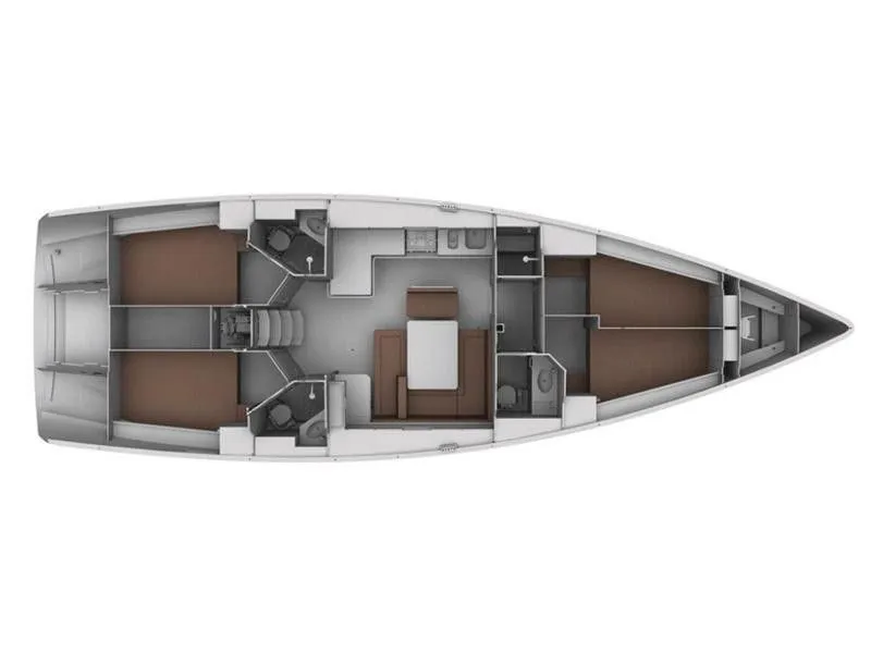 Rent a 14.27m Bavaria Cruiser 45 Sailing Yacht in Fethiye - Fotoğraf 2