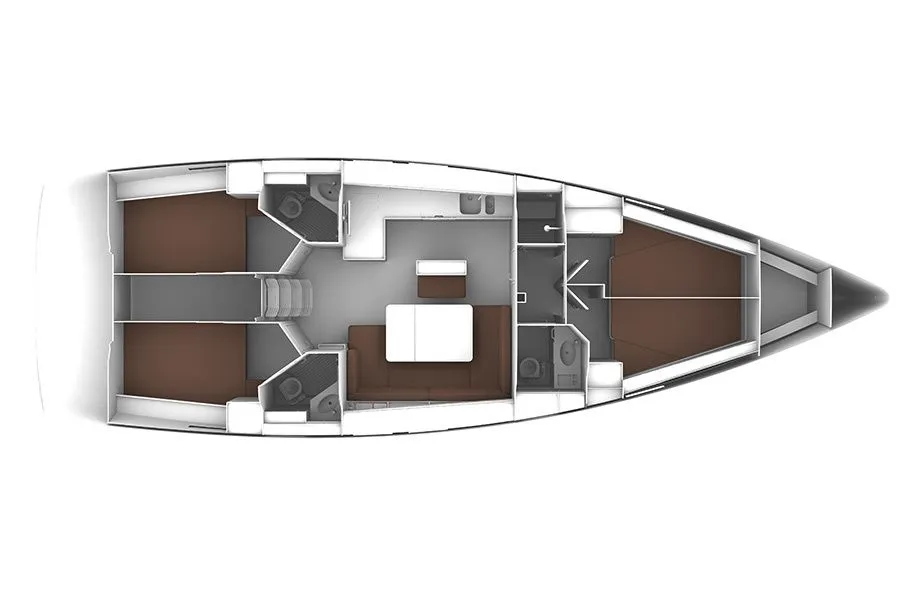 Fethiye Kiralık Bavaria Cruiser 46 14.27m  - Fotoğraf 2