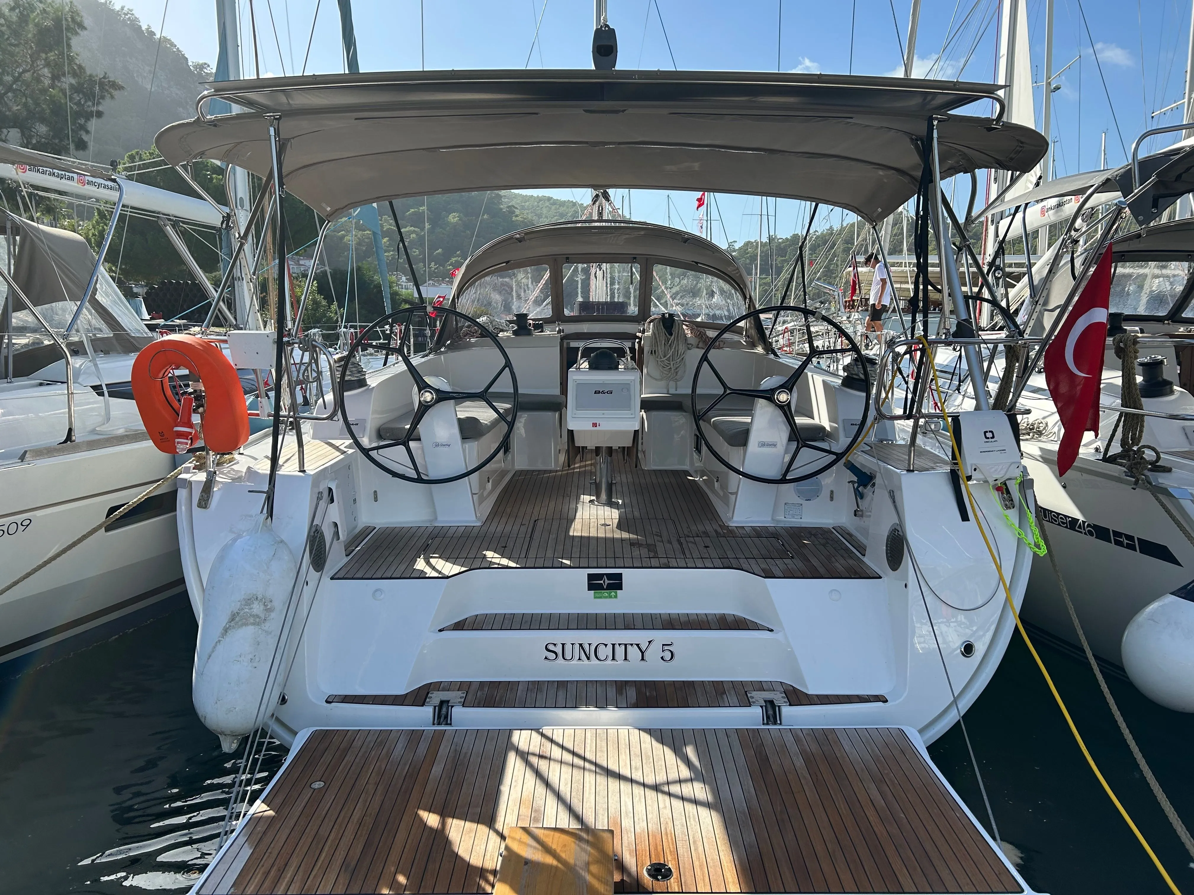 Исследуйте Фетхие на арендованном парусная яхта Bavaria Cruiser 46 длиной 14.27м - Fotoğraf 1