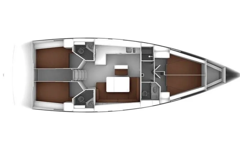 14.27м аренда Bavaria Cruiser 46 парусная яхта в Фетхие - Fotoğraf 2