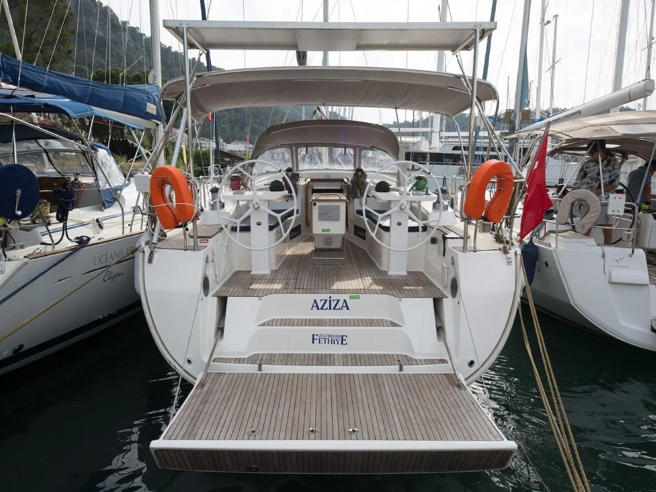 15.57m Fethiye Bavaria Cruiser 50 Sailing Yacht Hire - Fotoğraf 1