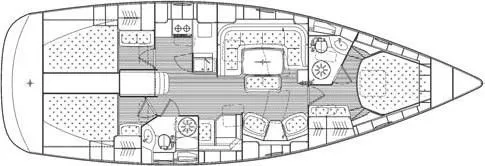 13.7м аренда Bavaria Vision 44 парусная яхта в Фетхие - Fotoğraf 2