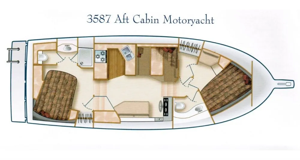 Çesme Kiralık Bayliner 3587 12m Motoryat - Fotoğraf 2