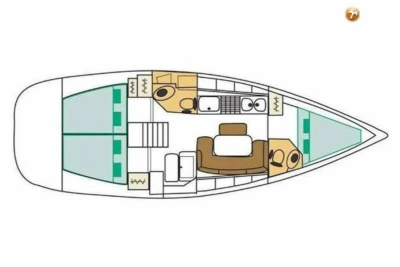 Rent a 11.98m Beneteau Cyclades 39.3 in Fethiye - Fotoğraf 2