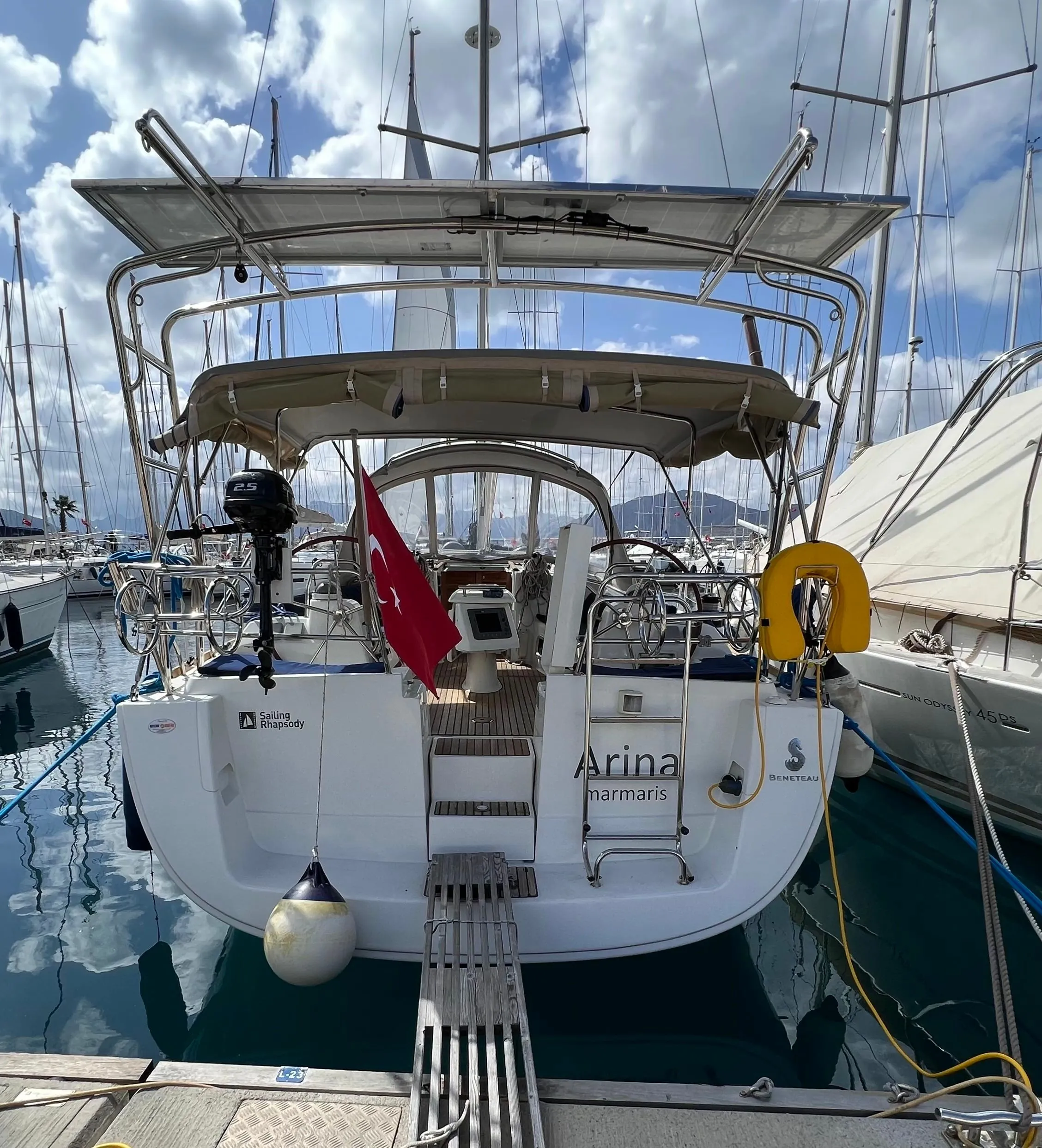 Marmaris 12.17m Kiralık 3 Kabinli Yelkenli Yat - Fotoğraf 4