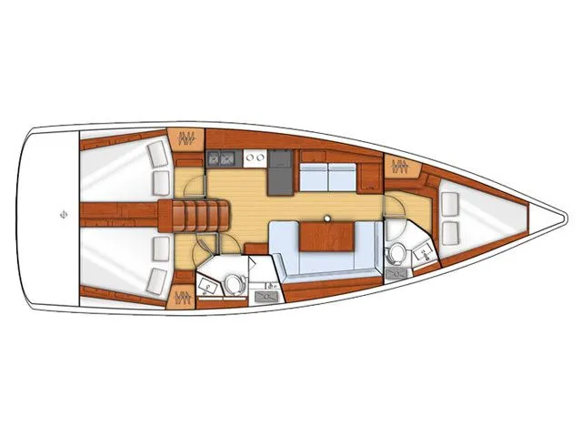 12.43m Orhaniye Sailing Yacht Hire - Fotoğraf 2